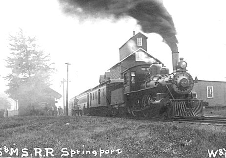 LSMS Train at Springport MI station